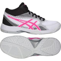 Buty do siatkówki Asics Gel-Task Mt W B753Y-100. Białe obuwie sportowe damskie Asics, bez wzorów, z materiału, do siatkówki. W wyprzedaży za 389.00 zł.