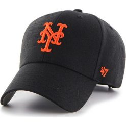 47brand - Czapka New York Mets. Czarne czapki i kapelusze męskie 47brand, bez wzorów, z wełny. W wyprzedaży za 69.90 zł.