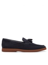 Clarks Mokasyny Torford Tassel 26180334 Granatowy. Niebieskie mokasyny męskie Clarks, ze skóry. Za 399.99 zł.