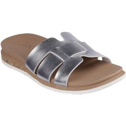 Plaskanie Skechers Desert Kiss Low - Pe, Kobiety. Szare klapki damskie Skechers, bez wzorów, z syntetyku. Za 290.00 zł.