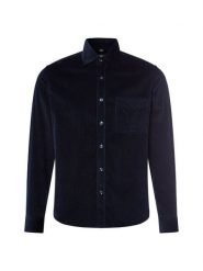 Nils Sundström Męska koszula sztruksowa Mężczyźni Regular Fit Bawełna niebieski jednolity, XL. Niebieskie koszule męskie Nils Sundström, m, bez wzorów, z bawełny, bez kołnierzyka, bez ramiączek. Za 179.95 zł.