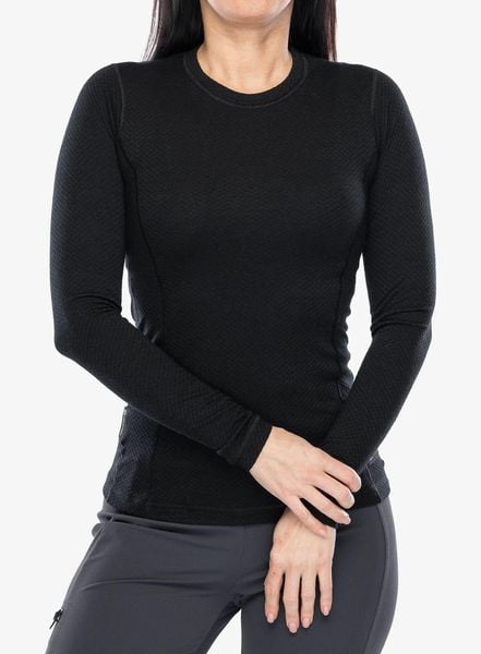 Bluza termoaktywna damska Sensor Merino DF Tee L/S. Czarne bluzy damskie Sensor, l, bez wzorów, z materiału, bez kaptura. Za 302.29 zł.