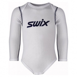 Swix Body Dziecięce Racex Jr., Białe, 74. Białe body niemowlęce Swix, z długim rękawem. W wyprzedaży za 79.00 zł.