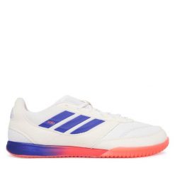Buty do piłki nożnej adidas. Białe buty sportowe męskie Adidas, bez zapięcia, do piłki nożnej. Za 254.99 zł.