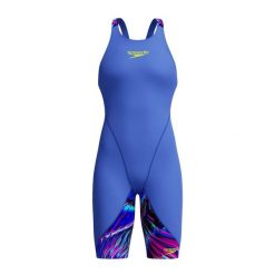 Strój startowy dla dziewczynek Speedo LZR Ignite. Niebieskie stroje kąpielowe dla dziewczynek Speedo, bez wzorów. Za 1,273.49 zł.