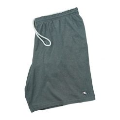 Second life - Spodenki Sportowe Mistrza - Stan bardzo dobry. Szare krótkie spodenki sportowe męskie Champion, s, bez wzorów, z materiału, na fitness i siłownię. Za 80.90 zł.