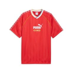 T-shirt Puma King. Czerwone t-shirty męskie Puma, xl, bez wzorów, z puchu, bez kołnierzyka. Za 231.65 zł.
