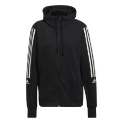 Damska kurtka z kapturem adidas AEROREADY Made for Training. Białe kurtki sportowe damskie Adidas, s, bez wzorów, z bawełny, z kapturem, do piłki nożnej. Za 283.25 zł.