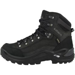 Buty trekkingowe damskie Lowa Renegade Gtx Mid. Czarne obuwie sportowe damskie Lowa, za kostkę, trekkingowe. Za 807.49 zł.