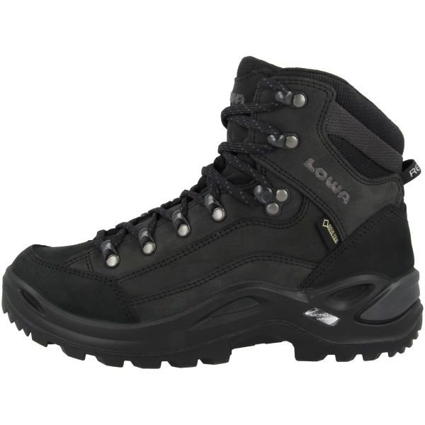Buty trekkingowe damskie Lowa Renegade Gtx Mid. Czarne obuwie sportowe damskie Lowa, za kostkę. Za 802.49 zł.
