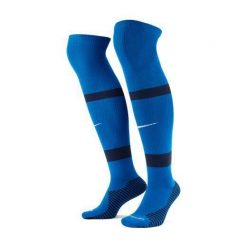 Legginsy Nike MatchFit Knee High, Mężczyźni. Niebieskie legginsy sportowe męskie Nike, m, bez wzorów, z poliesteru, do piłki nożnej. Za 190.00 zł.