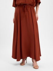 Drykorn spódnica maxi - Qerime Kobiety brązowy, M. Brązowe spódnice damskie DRYKORN, m, bez wzorów, maxi, w kształcie A. Za 899.95 zł.