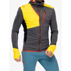 Bluza wspinaczkowa męska La Sportiva Aequilibrium Thermal Hoody. Szare bluzy męskie La Sportiva, m, bez wzorów, bez kaptura. Za 522.99 zł.