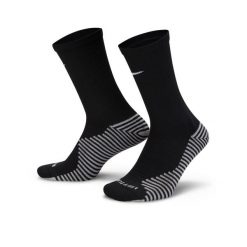 Skarpety piłkarskie Nike Strike Crew DH6620-010. Czarne skarpety męskie Nike, bez wzorów, z materiału. Za 58.70 zł.