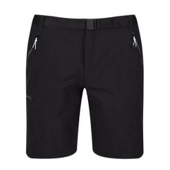 Spodnie sportowe męskie Regatta Bermuda Xert Iii. Czarne spodnie sportowe męskie Regatta, m, bez wzorów, trekkingowe. W wyprzedaży za 306.50 zł.