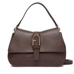 Torebka Furla. Brązowe torebki do ręki damskie Furla, bez wzorów, klasyczne, bez dodatków. Za 1,999.00 zł.