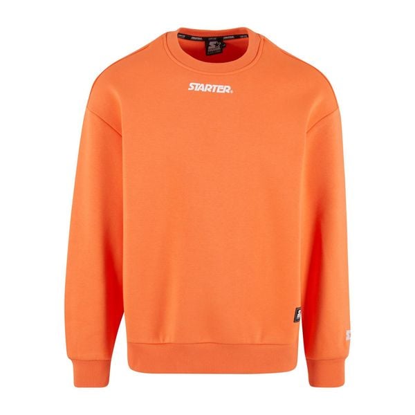 Bluza z małym logo Starter Essential. Czarne bluzy męskie Starter, m, bez wzorów, z bawełny, bez kaptura. Za 197.00 zł.
