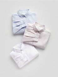 Strukturalna koszula regular fit - jasnoniebieski. Niebieskie koszule męskie Reserved, l, bez wzorów, z bawełny, bez kołnierzyka, bez ramiączek. W wyprzedaży za 69.99 zł.