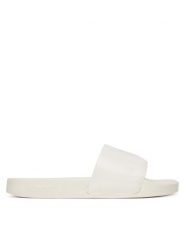 Tommy Jeans Klapki Flag Pool Slide Patent EN0EN02901 Biały. Białe klapki damskie Tommy Jeans, bez wzorów, z jeansu, bez obcasa. Za 129.99 zł.
