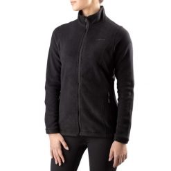 Bluza polarowa techniczna damska Viking Dakota. Czarne bluzy sportowe damskie Viking, m, bez wzorów, z polaru, bez kaptura, trekkingowe. W wyprzedaży za 269.91 zł.