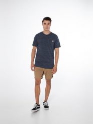Koszulka męska Protest PRTNARCISCO t-shirt. Niebieskie t-shirty męskie Protest, na lato, m, bez wzorów, z dresówki, klasyczne, bez kołnierzyka. Za 189.90 zł.
