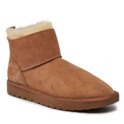 Śniegowce Tamaris. Brązowe kozaki damskie Tamaris. Za 589.99 zł.
