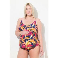 Damskie Tankini Bellieva leśny wzór bez miękkich miseczek z recyklingu. Niebieskie bikini damskie Ulla Popken, plus size, bez wzorów, plus size. W wyprzedaży za 167.99 zł.
