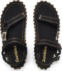Gumbies Gumbies męskie sandały TRACKER SANDALS UNISEX BLACK 49. Czarne sandały męskie Gumbies, bez zapięcia. Za 189.99 zł.