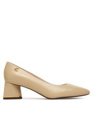 Coccinelle Czółenka Coccinelle C-Everyday E4 U1L 13 01 01 Beżowy. Brązowe czółenka damskie Coccinelle, bez wzorów, ze skóry, bez obcasa, bez zapięcia. Za 889.99 zł.