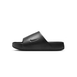Klapki męskie Nike Calm Slide. Czarne klapki męskie Nike, z materiału, bez zapięcia. Za 393.00 zł.