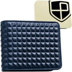 Portfel męski Peterson PTN EH-07Z granatowy. Niebieskie portfele męskie Peterson, bez wzorów. Za 69.99 zł.