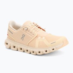 Buty damskie On Cloud 6. Brązowe obuwie sportowe damskie On, bez wzorów, z materiału, do biegania. Za 559.99 zł.