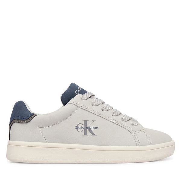 Sneakersy Calvin Klein. Szare trampki i tenisówki chłopięce Calvin Klein, bez wzorów, bez zapięcia. Za 290.99 zł.