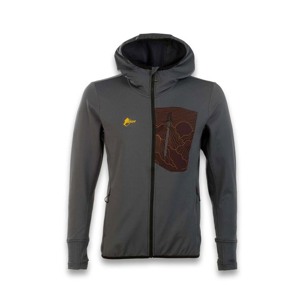 Bluza Ande Eccles Dorośli. Szare bluzy męskie ANDE, s, bez wzorów, z materiału, bez kaptura, trekkingowe. Za 368.99 zł.