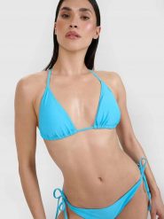 GÓRA OD BIKINI DAMSKI 4F STRÓJ KĄPIELOWY L F070. Czarne bikini damskie 4f, l, bez wzorów. Za 40.87 zł.