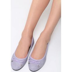 Fioletowe Balerinki For One. Fioletowe baleriny damskie Born2be, z materiału. Za 29.99 zł.