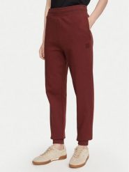 HUGO Spodnie dresowe Nelfinia 50522417 Brązowy Regular Fit. Brązowe spodnie dresowe damskie Hugo, m, bez wzorów, z bawełny. Za 509.99 zł.