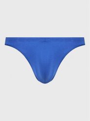 HOM Stringi Freddy 400202 Niebieski. Niebieskie slipki męskie HOM, m, bez wzorów, z bawełny. Za 59.99 zł.