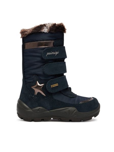 Primigi Śniegowce GORE-TEX 2379000 M Granatowy. Niebieskie buty zimowe dziewczęce Primigi, bez wzorów, z gore-texu, bez zapięcia. Za 439.99 zł.