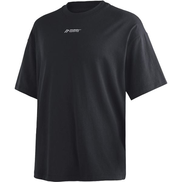 T-shirt Maier Sports MS Fav. Czarne t-shirty męskie Maier Sports, xl, bez wzorów, z bawełny, bez kołnierzyka. Za 238.00 zł.
