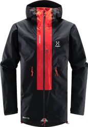 Kurtka z membraną Haglofs L.I.M ZT Trek GTX Pro Jacket - zenith red/true blk. Czerwone kurtki męskie Berghaus, l, bez wzorów, bez kaptura. Za 2,765.83 zł.