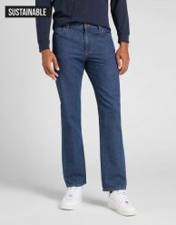 LEE WEST MĘSKIE SPODNIE JEANSOWE DK STONE BOLTON L70WOMIK 112140724. Spodnie materiałowe męskie Lee, l, bez wzorów, z jeansu. Za 209.99 zł.