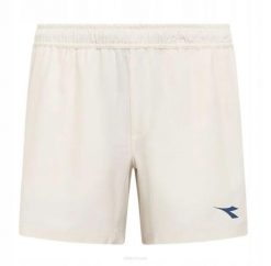 Spodenki tenisowe Diadora Shorts Icon. Białe krótkie spodenki sportowe męskie Diadora, l, bez wzorów, z elastanu, na fitness i siłownię. Za 181.30 zł.
