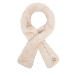 Szalik Guess. Białe szaliki i chusty damskie Guess, z aplikacjami. Za 134.99 zł.