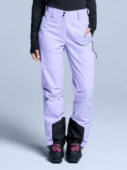 Spodnie narciarskie - Damskie - Hardshell - Freeride 3L - liliowe. Brązowe spodnie materiałowe damskie POEDERBAAS, l, bez wzorów, z hardshellu. Za 1,067.42 zł.