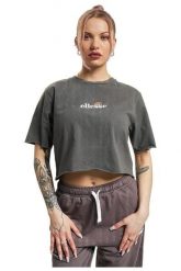 Koszulka sportowa damska Ellesse Celesi Cropped. Szare koszulki sportowe damskie Ellesse, s, bez wzorów, z bawełny, bez kołnierzyka, bez ramiączek, tańczenia. Za 84.62 zł.