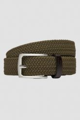 AERONAUTICA MILITARE Zielony męski pasek, Rozmiar 100. Zielone paski damskie Aeronautica Militare, bez wzorów, militarne. W wyprzedaży za 218.99 zł.