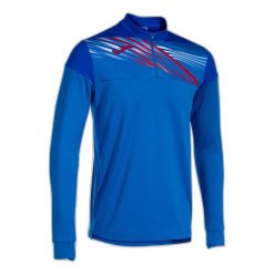 Bluza Joma Elite X. Niebieskie bluzy sportowe męskie Joma, bez wzorów, bez kaptura, do biegania. Za 202.99 zł.