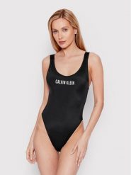 Calvin Klein Swimwear Strój kąpielowy Scoop KW0KW01599 Czarny. Czarne kostiumy jednoczęściowe damskie Calvin Klein Swimwear, xs, bez wzorów, z syntetyku. Za 219.99 zł.