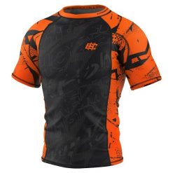 Koszulka Męska Rashguard MMA na Siłownię EXTREME HOBBY NEO. Brązowe koszulki sportowe męskie EXTREME HOBBY, m, bez wzorów, z bawełny, bez kołnierzyka, bez ramiączek, do biegania. Za 199.00 zł.
